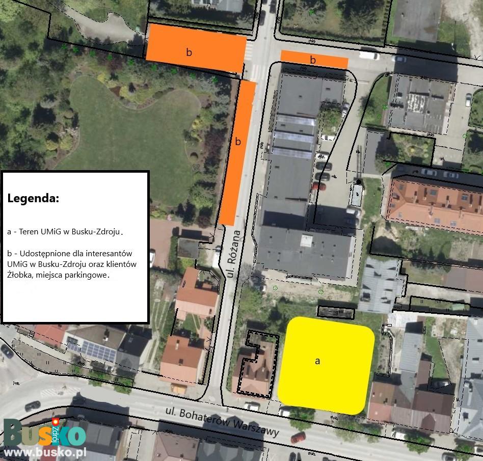 apa ulica Różana w Busku-Zdroju