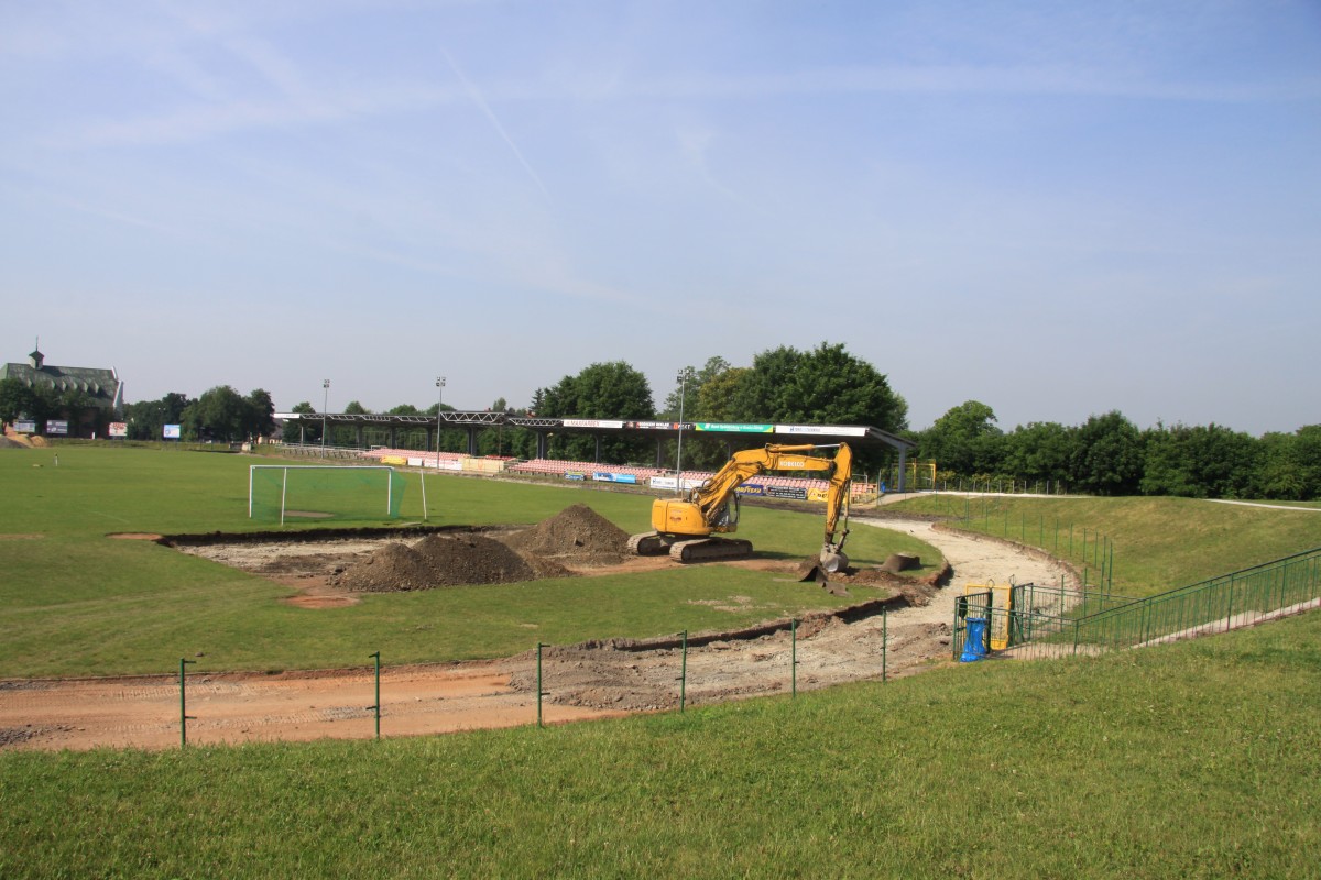 Remont miejskiego stadionu