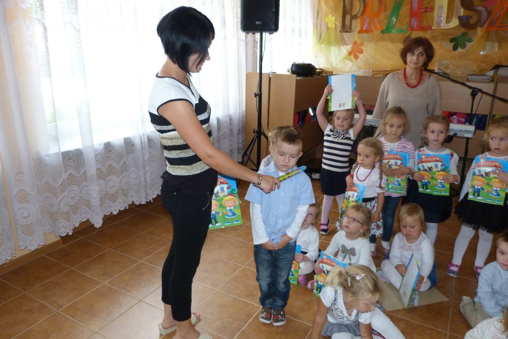 Pasowanie na przedszkolaka w Krainie Przedszkolaka.