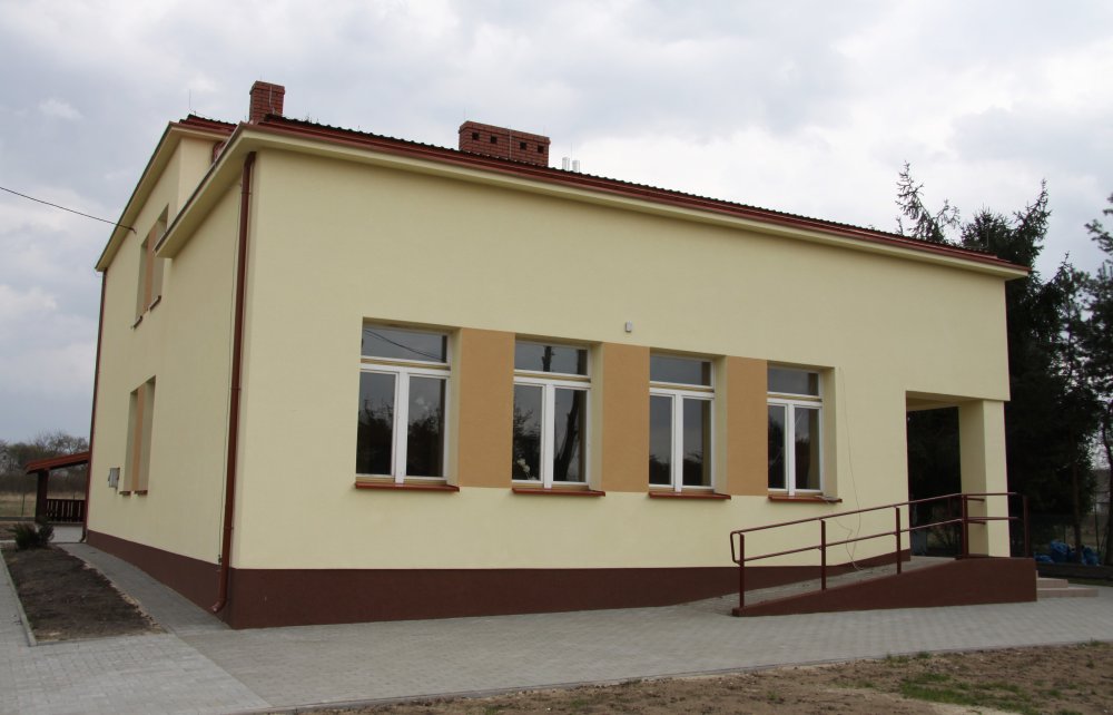Wyremontowana świetlica w Skotnikach Dużych