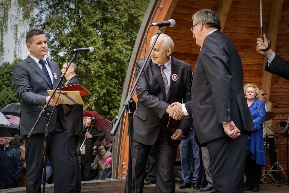 Prezydent Bronisław Komorowski w Busku-Zdroju