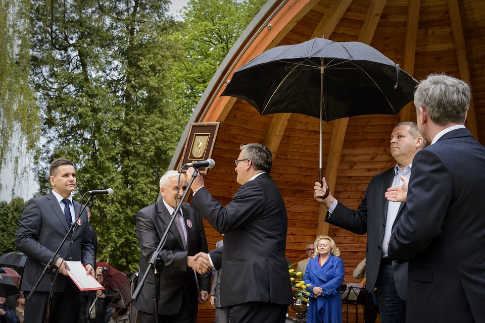 Prezydent Bronisław Komorowski w Busku-Zdroju
