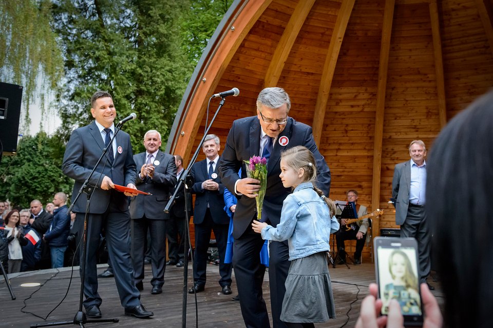 Prezydent Bronisław Komorowski w Busku-Zdroju