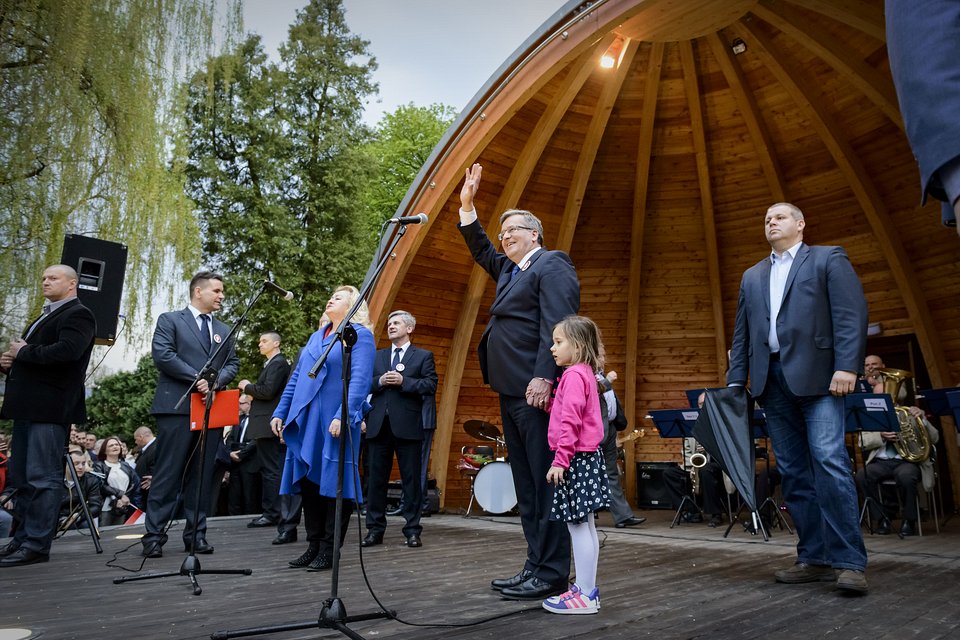 Prezydent Bronisław Komorowski w Busku-Zdroju