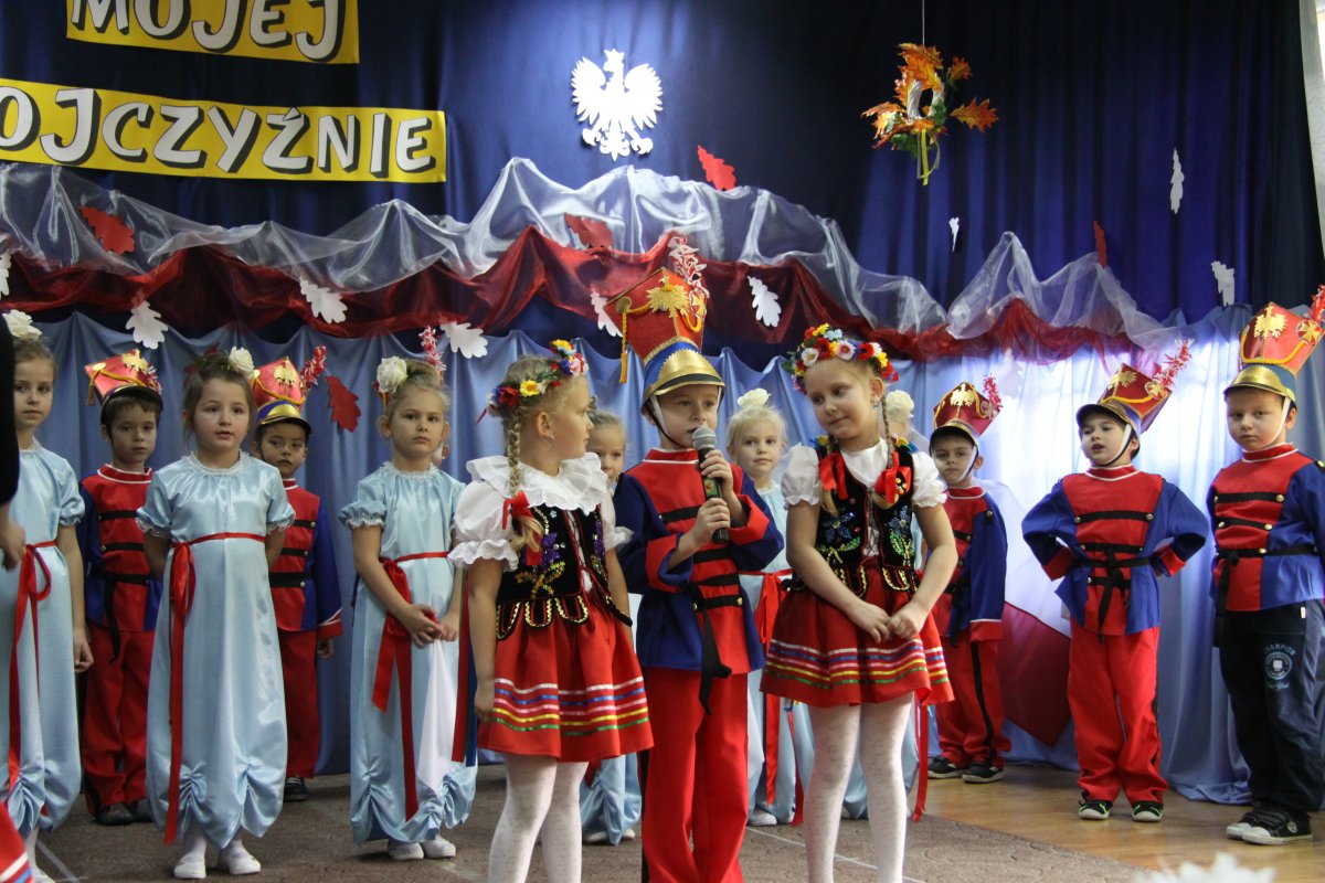  Lekcja historii w przedszkolu  pt. „ Mojej Ojczyźnie...”