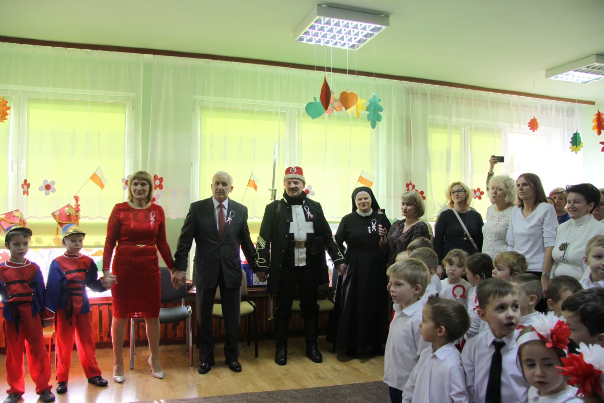  Lekcja historii w przedszkolu  pt. „ Mojej Ojczyźnie...”