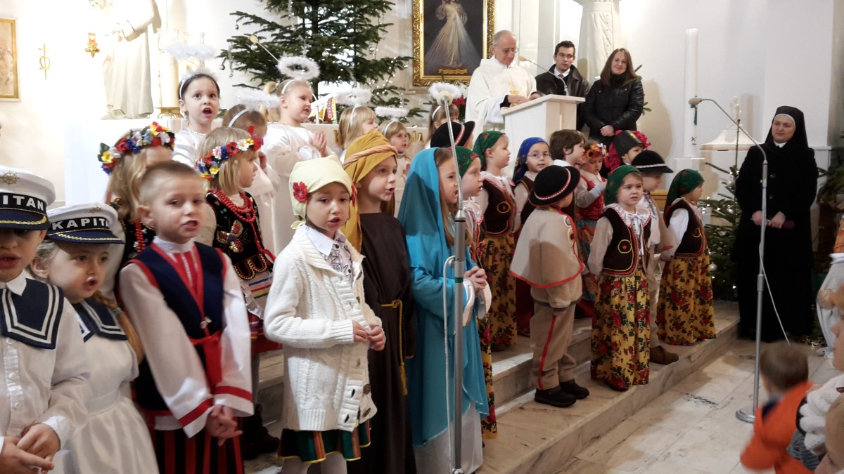 Jasełka w wykonaniu przedszkolaków.