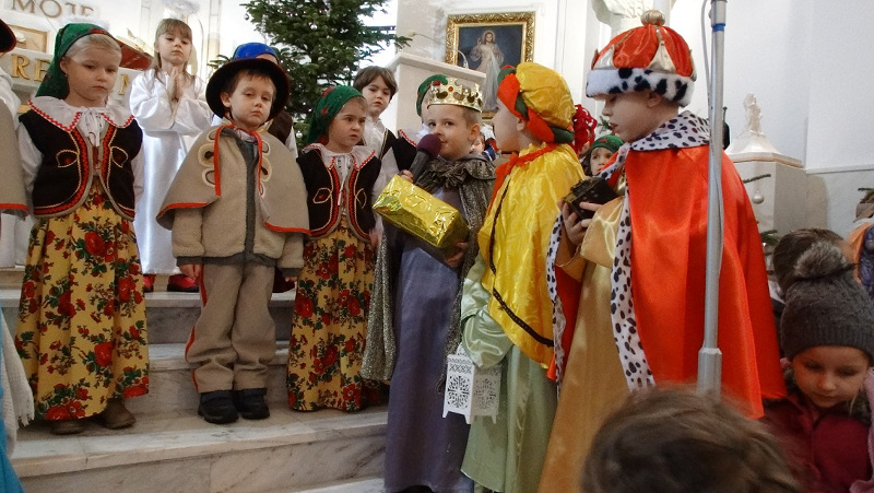 Jasełka w wykonaniu przedszkolaków.