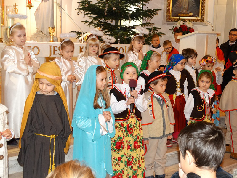 Jasełka w wykonaniu przedszkolaków.