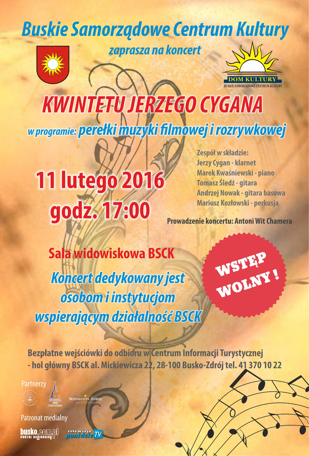 Koncert Kwintetu Jerzego Cygana