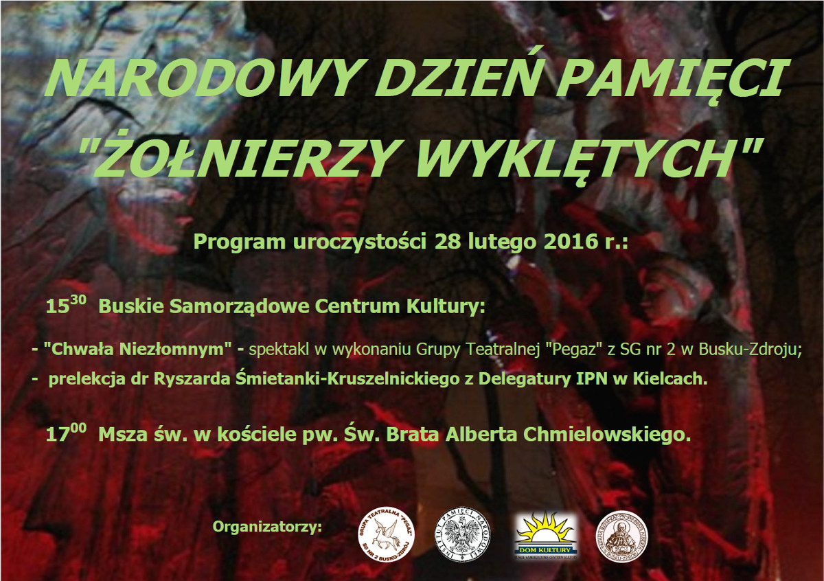 Uroczystości obchodów Narodowego Dnia Pamięci "Żołnierzy Wyklętych"