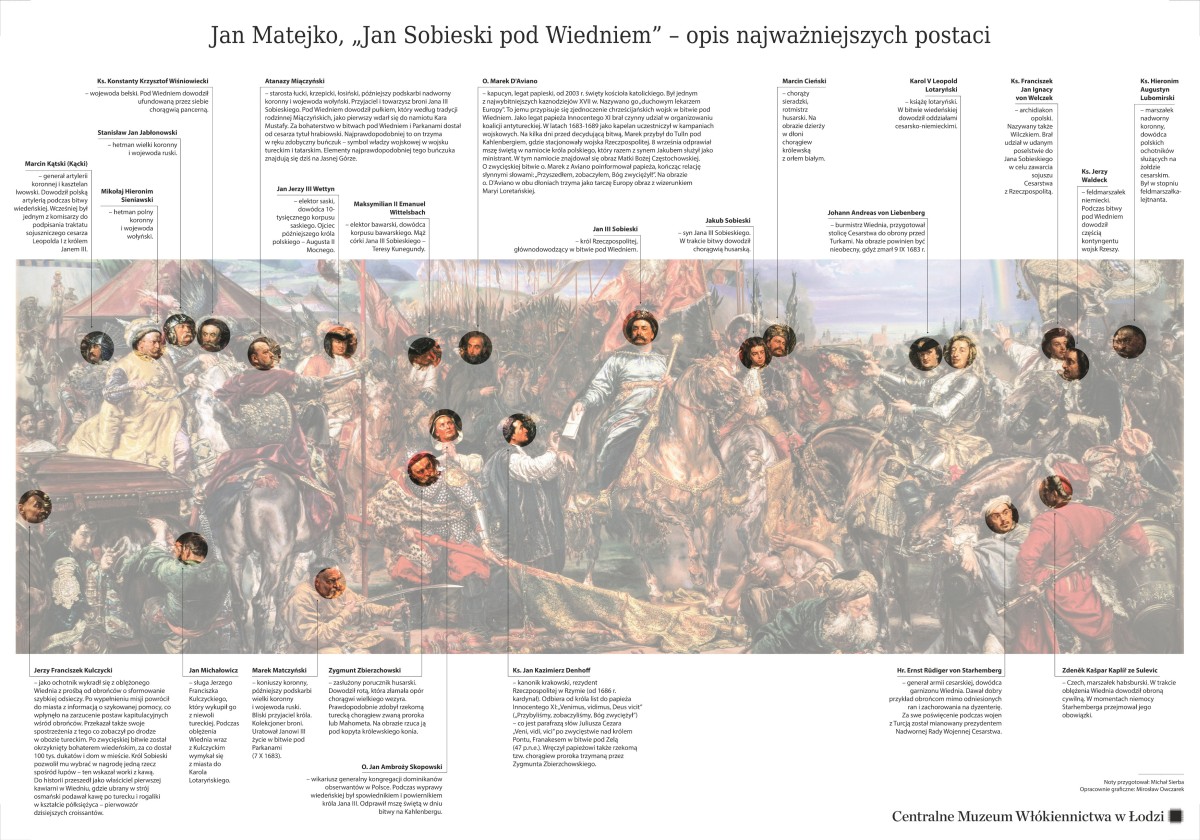 Wystawa repliki wykonanej haftem krzyżykowym obrazu Jana Matejki "Sobieski pod Wiedniem"