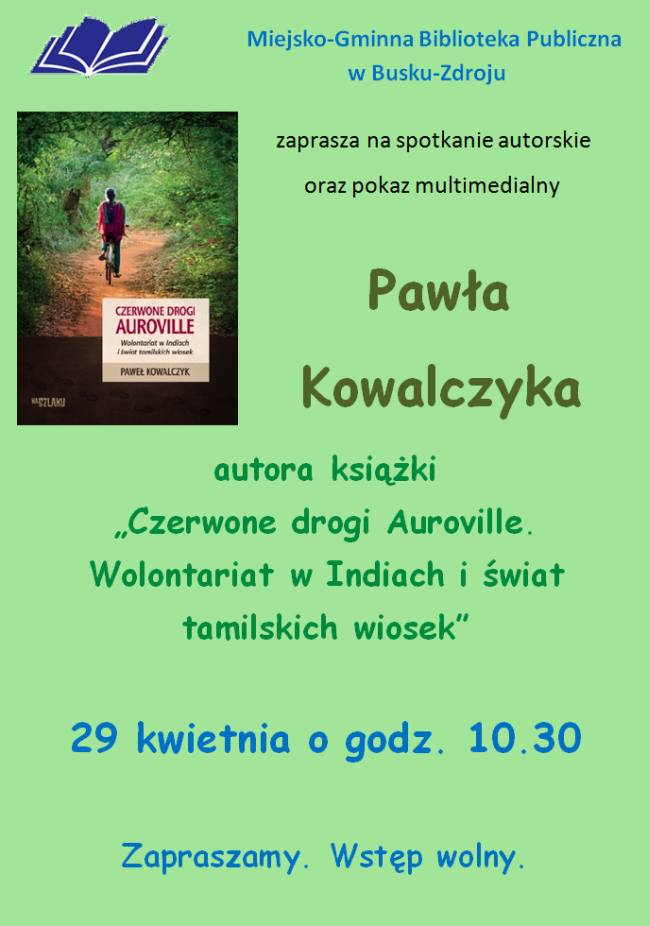 Spotkanie z Pawłem Kowalczykiem