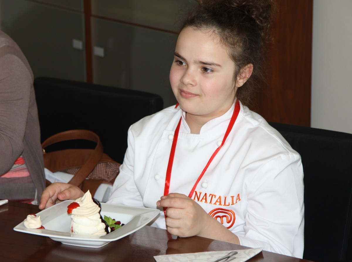 Natalia Paździor zdobywczyni tytułu MasterChef Junior z wizytą u Burmistrza