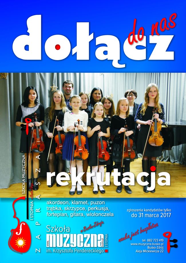 Rekrutacja do szkoły muzycznej trwa