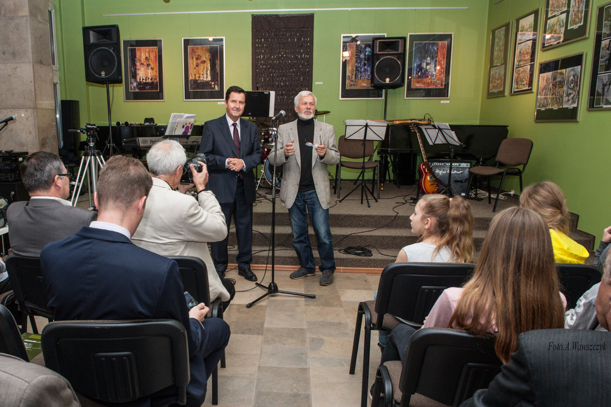 Artyści Buska-Zdroju w Muzeum Przypkowskich w Jędrzejowie