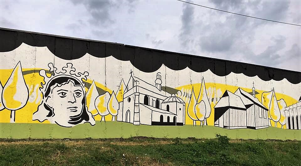Mural na osiedlu Sikorskiego 