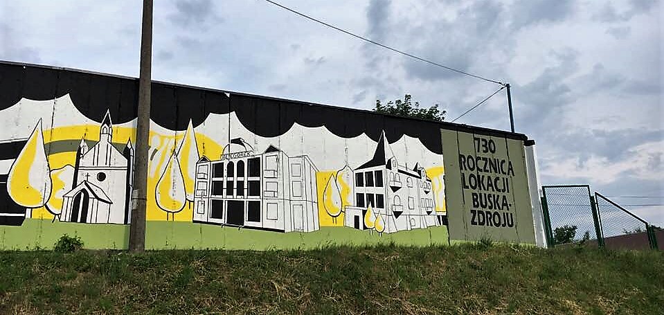 Mural na osiedlu Sikorskiego