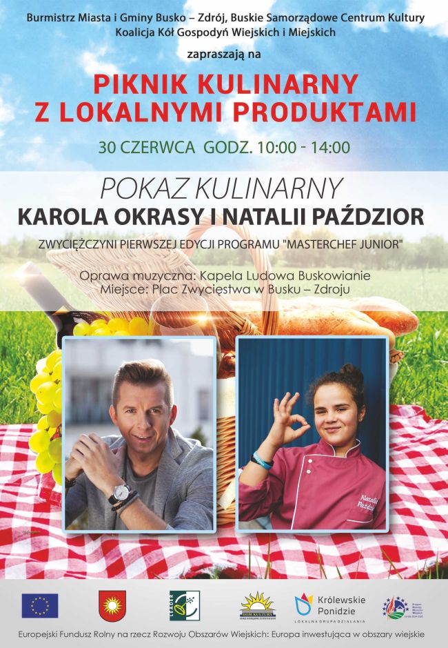 Zapraszamy na piknik kulinarny z lokalnymi produktami