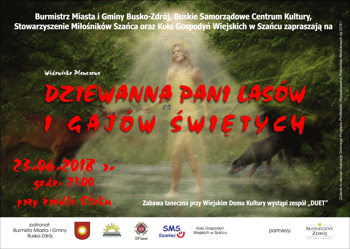 Zapraszamy na widowisko plenerowe w Szańcu 