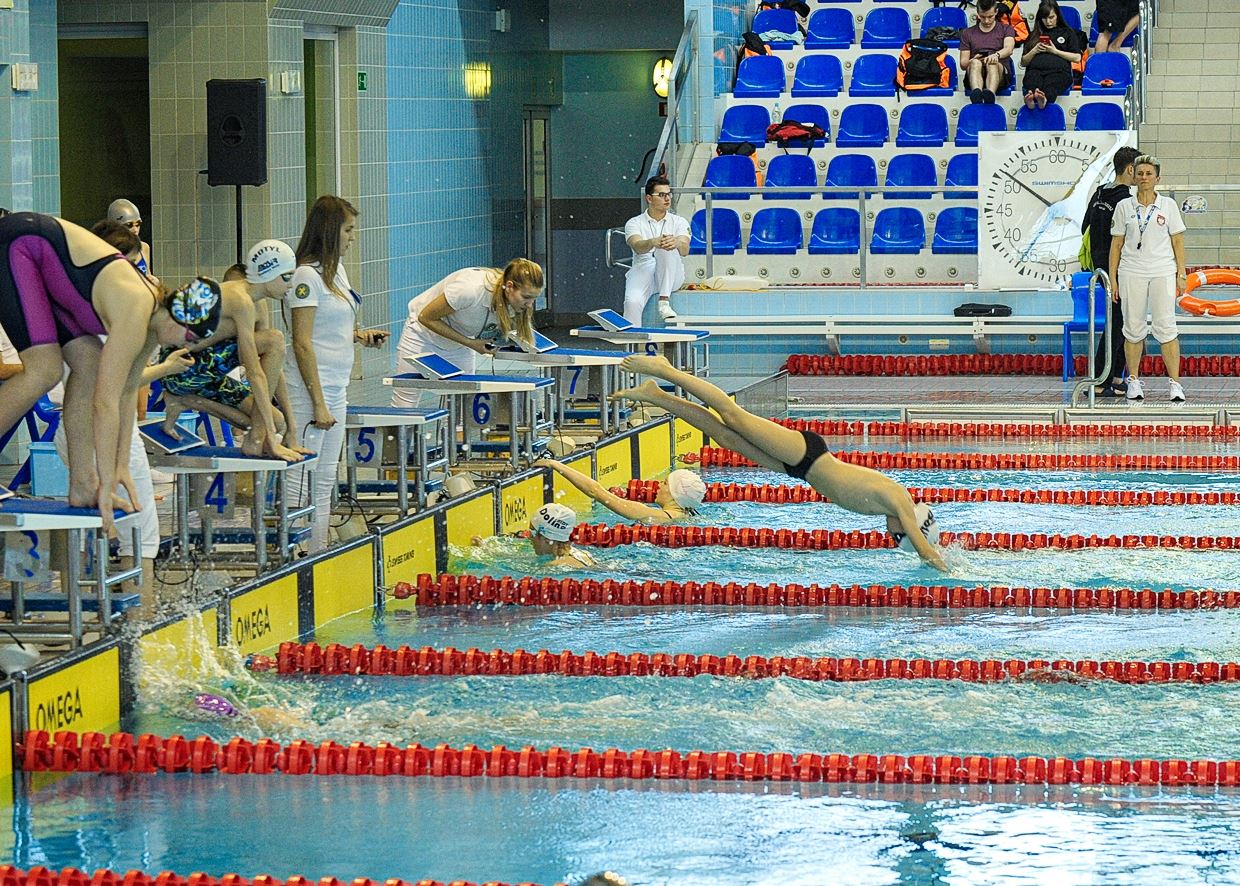 Grupa młodzików MUKS UNIA na mistrzostwach. Ponad sekunda do podium.