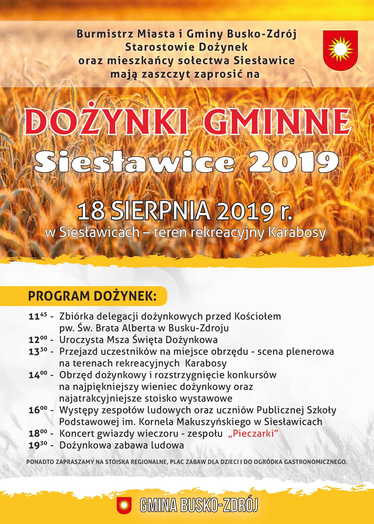 Dożynki Gminne 2019
