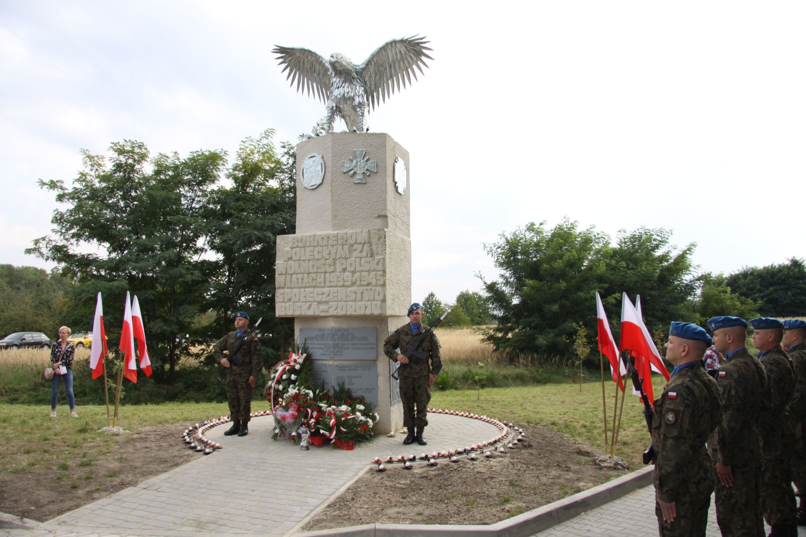 Obchody 80 rocznicy Bitwy pod Broniną oraz odsłonięcie Pomnika Bohaterów Września 1939