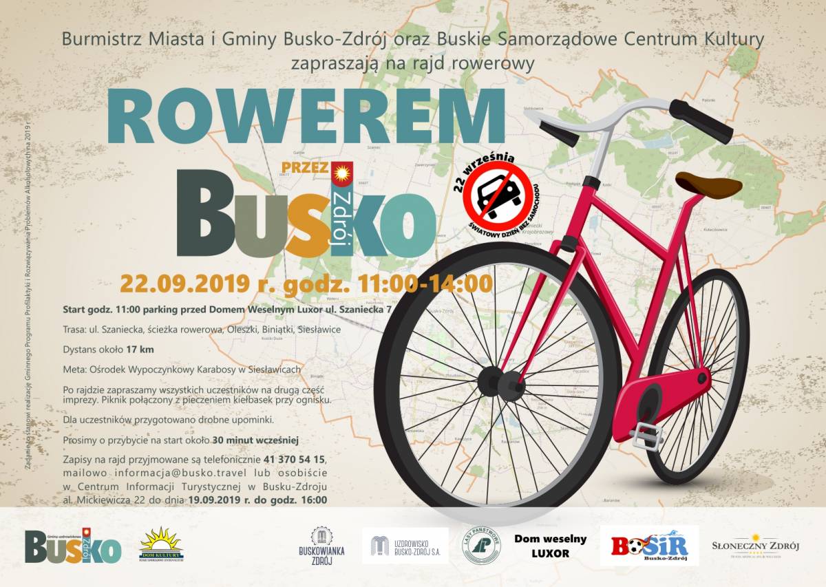 Rowerem przez Busko