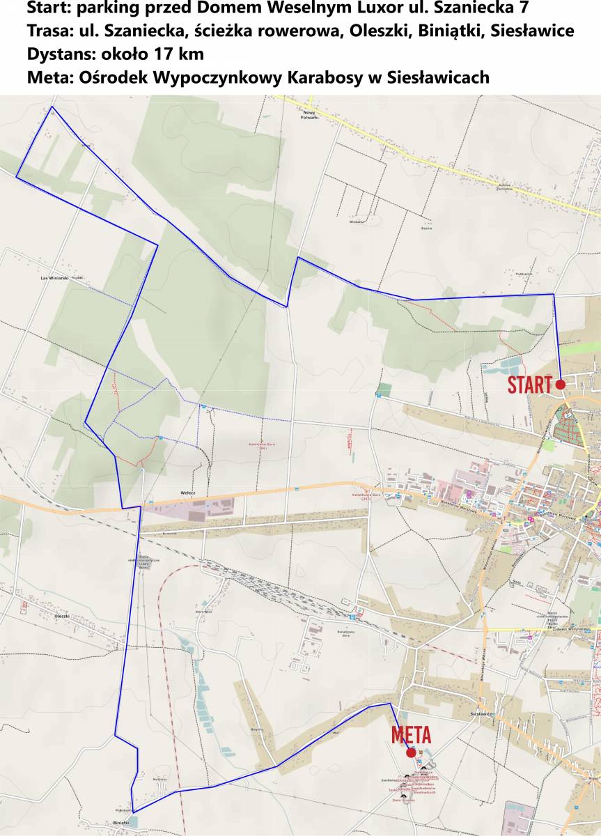 Rowerem przez Busko
