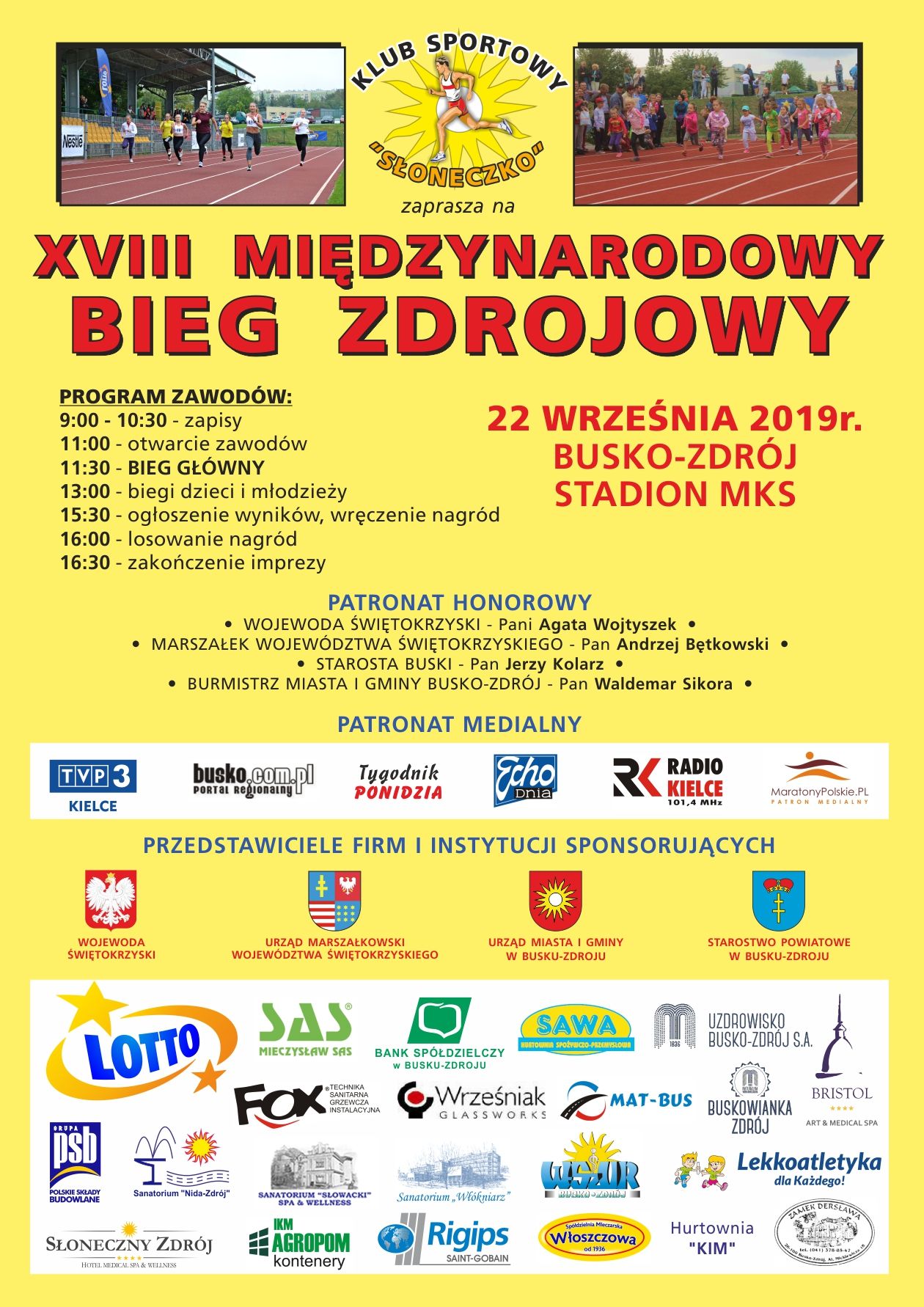 XVIII MIĘDZYNARODOWY BIEG ZDROJOWY
