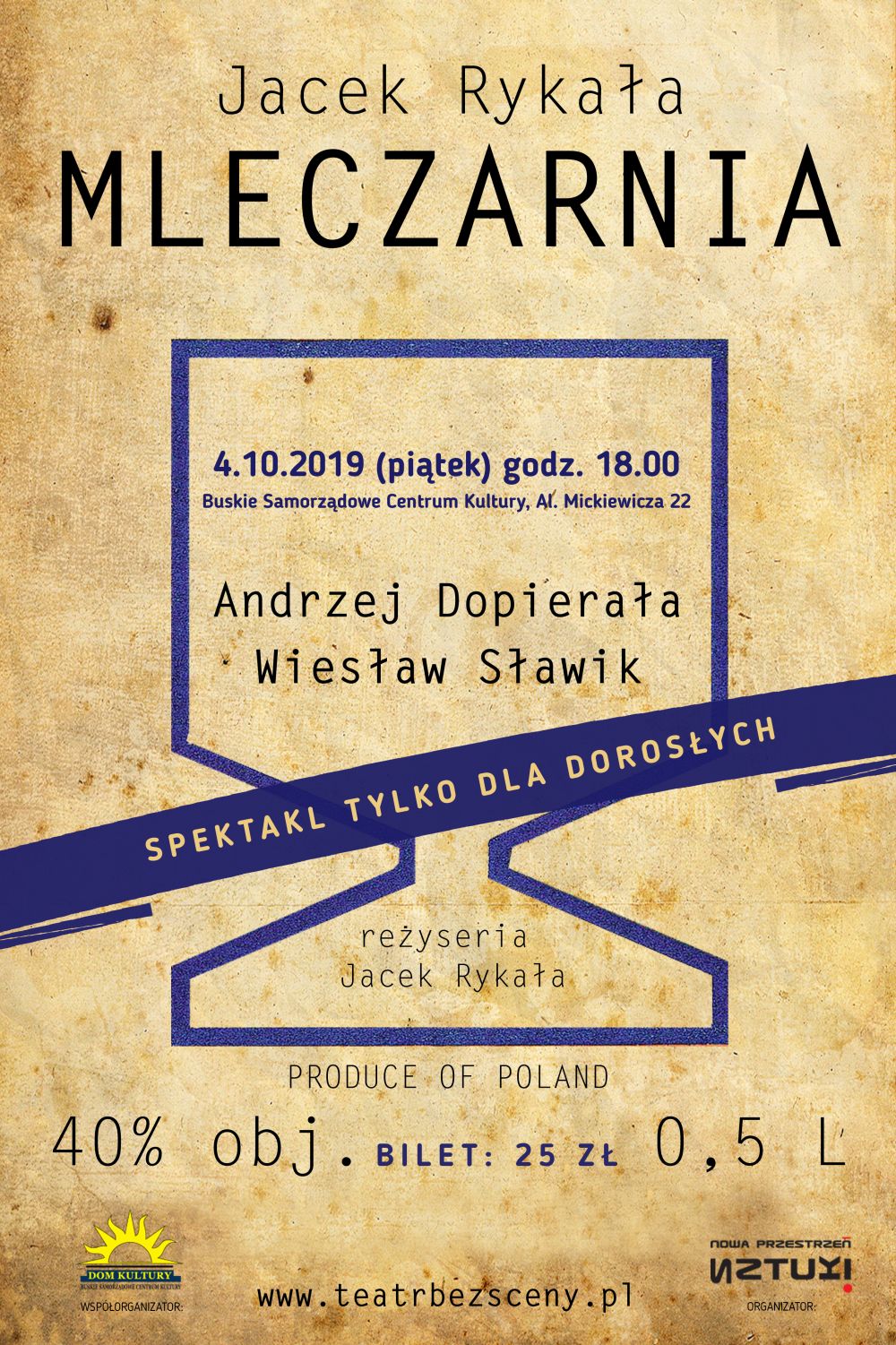 Zapraszamy na spektakl "Mleczarnia"