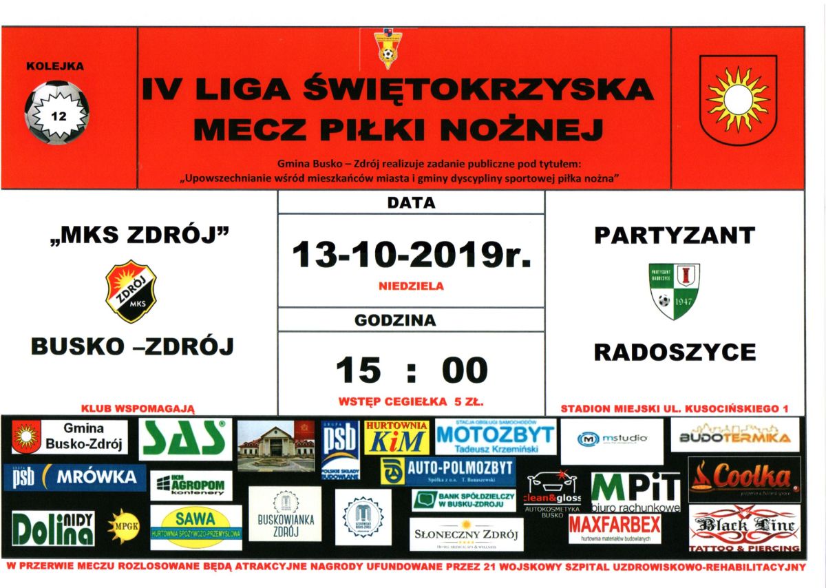 Zapraszamy na mecz piłki nożnej