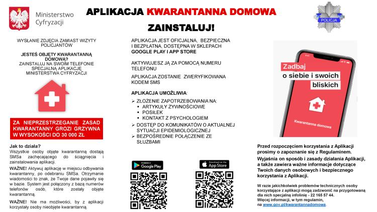 Aplikacja kwarantanna domowa