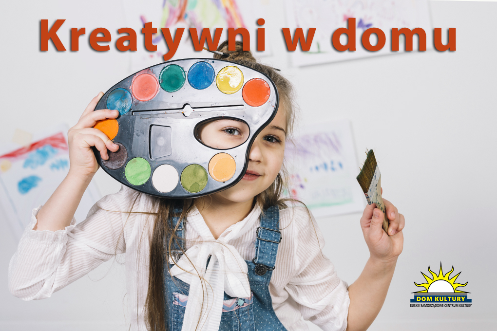 Dziewczynka z paletą farb 