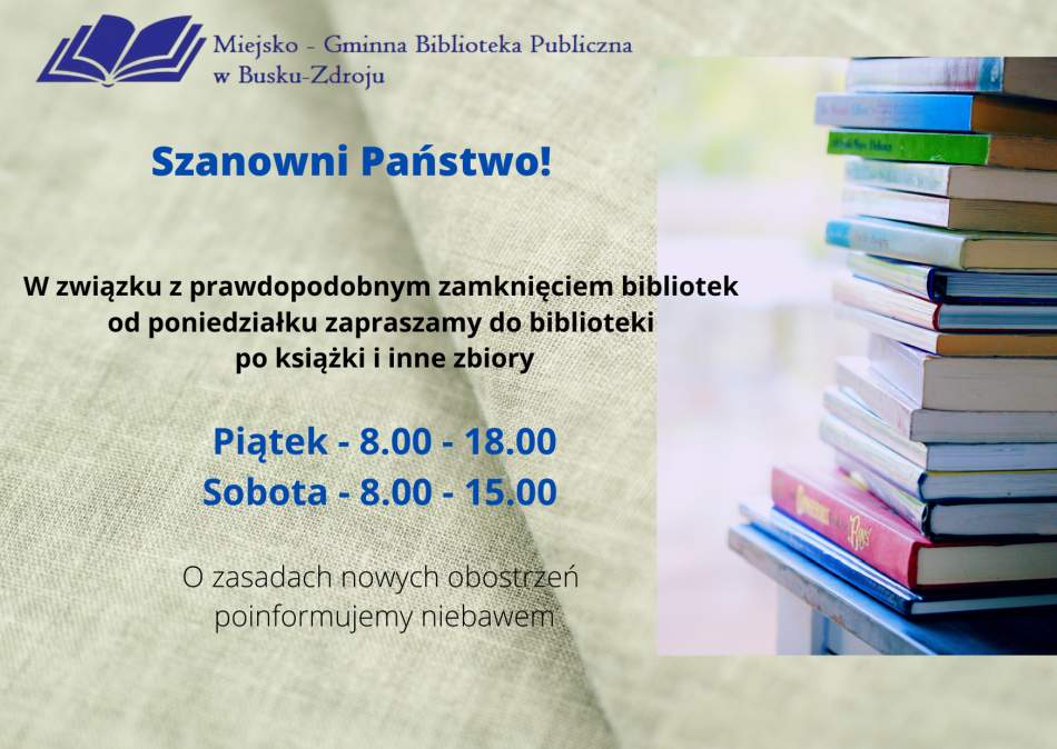 Zamknięcie Biblioteki