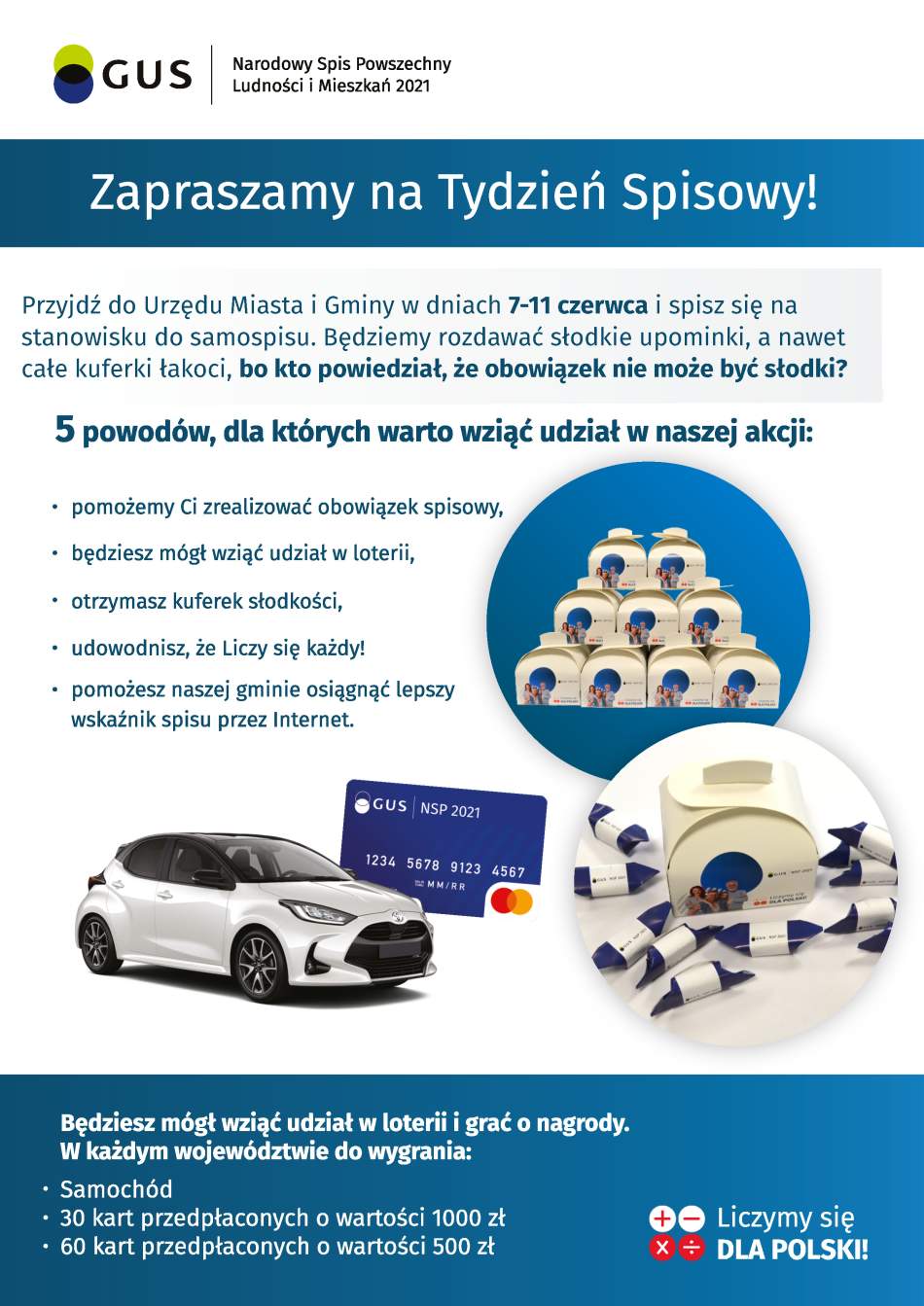 Tydzień Spisowy. Przyjdź do naszego Urzędu i spisz się!