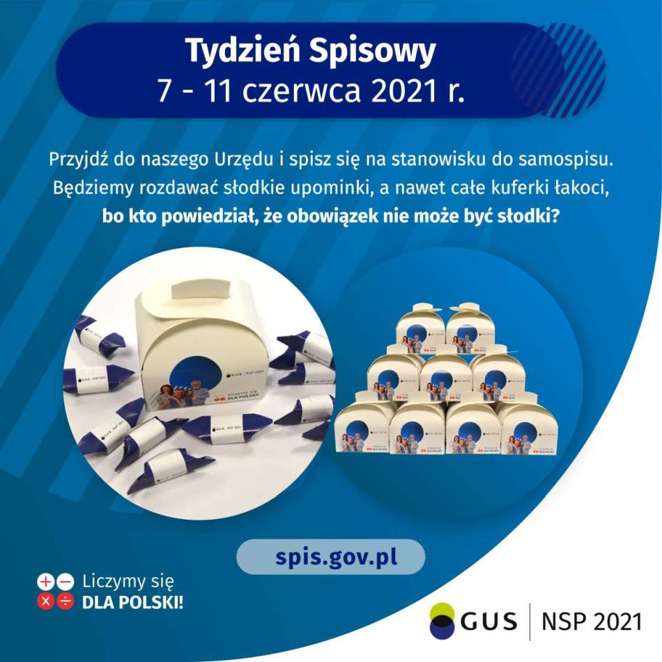 Tydzień Spisowy. Przyjdź do naszego Urzędu i spisz się!