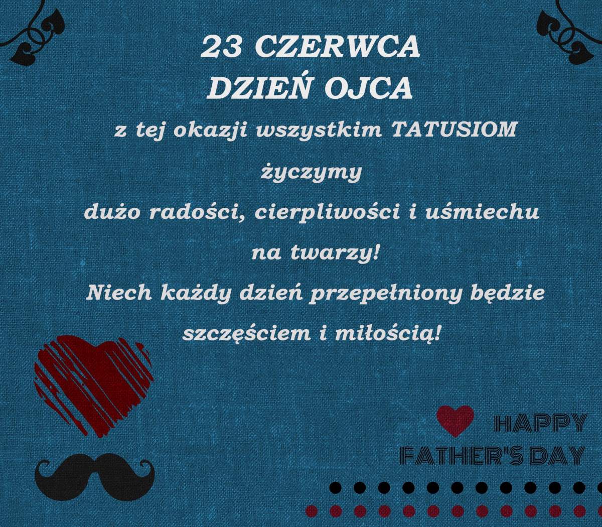 23 CZERWCA DZIEŃ OJCA