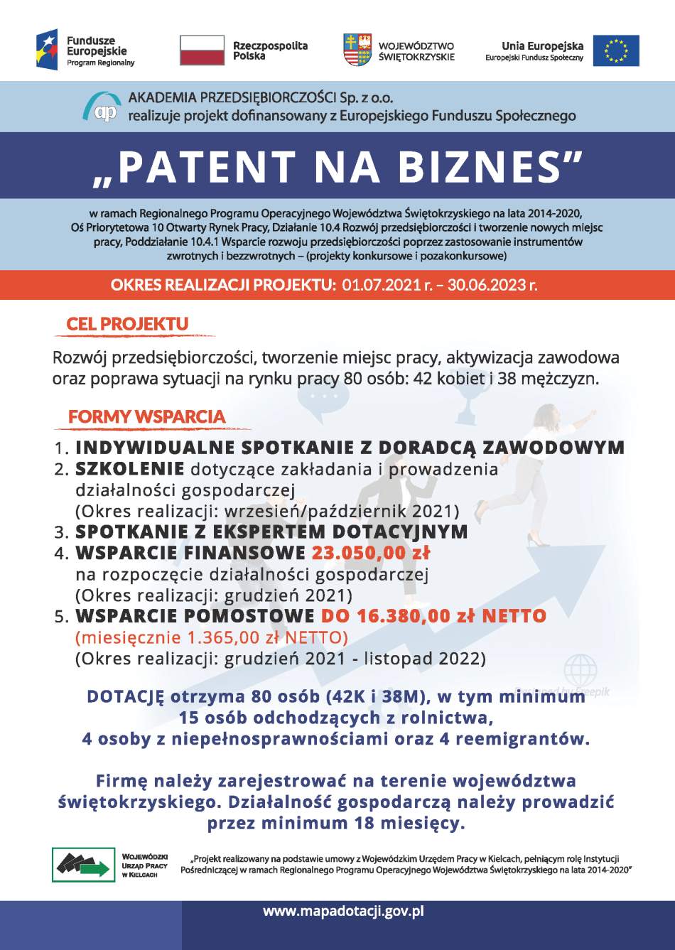 ulotka PATENT NA BIZNES Strona 1