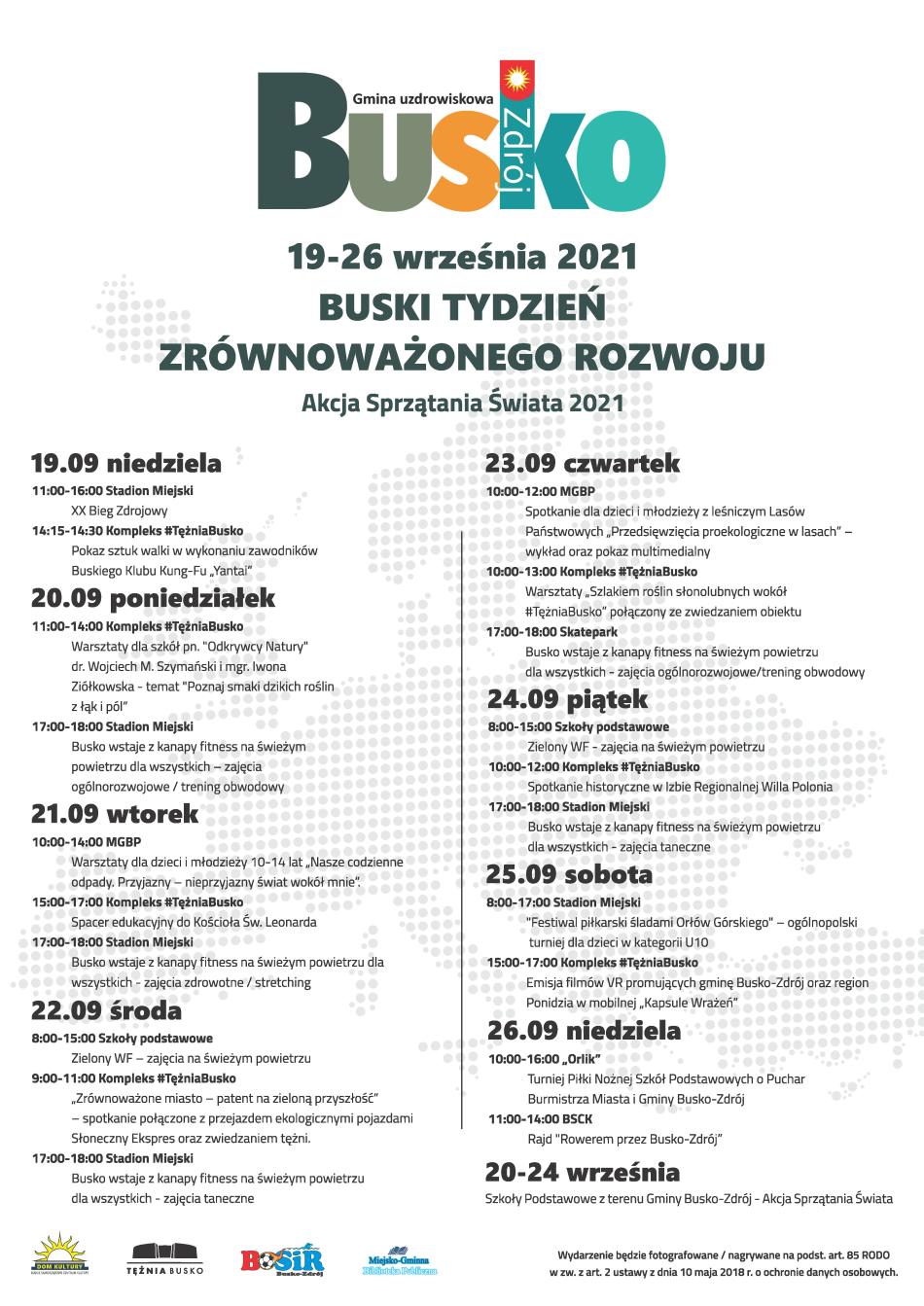 BUSKI TYDZIEŃ ZRÓWNOWAŻONEGO ROZWOJU !