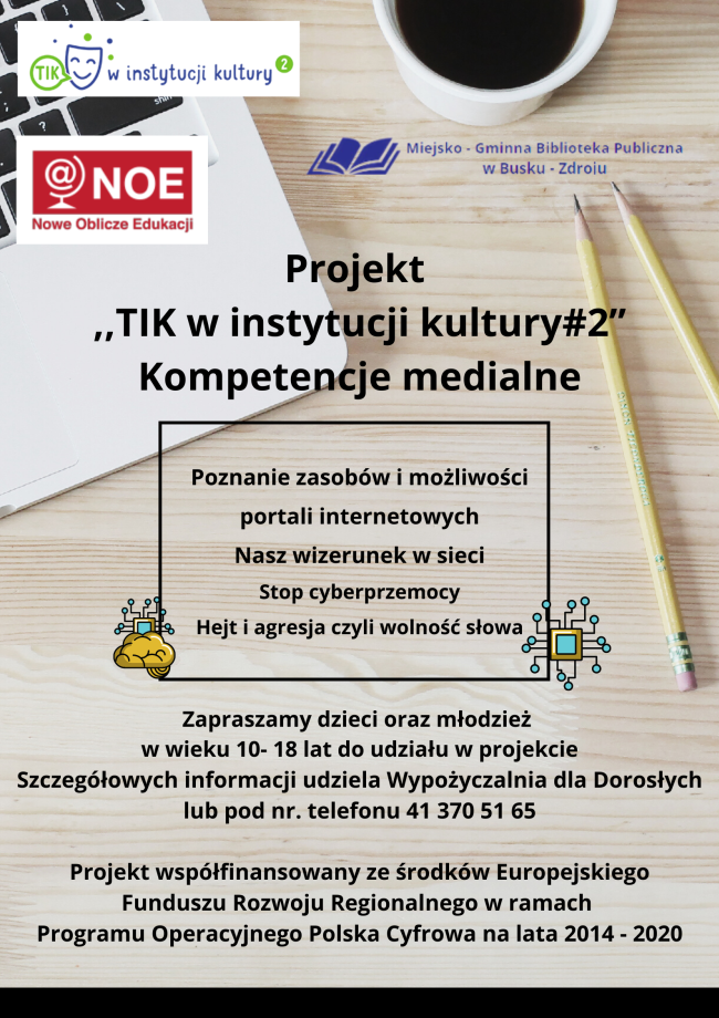 Zachęcamy do wzięcia udziału w dwóch projektach realizowanych przez naszą bibliotekę