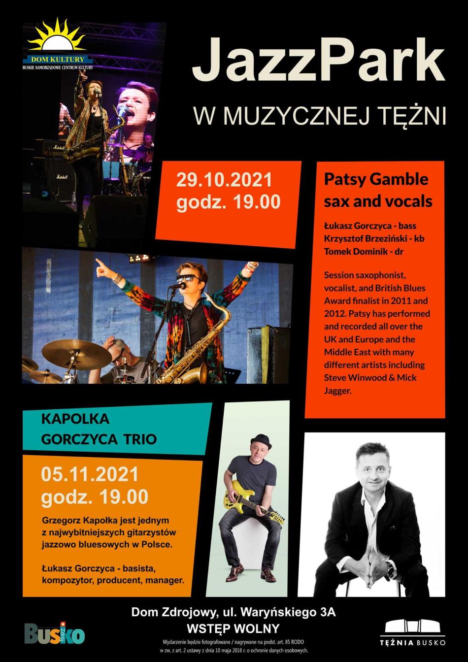 Zapraszamy na Jazz Park w Muzycznej Tężni