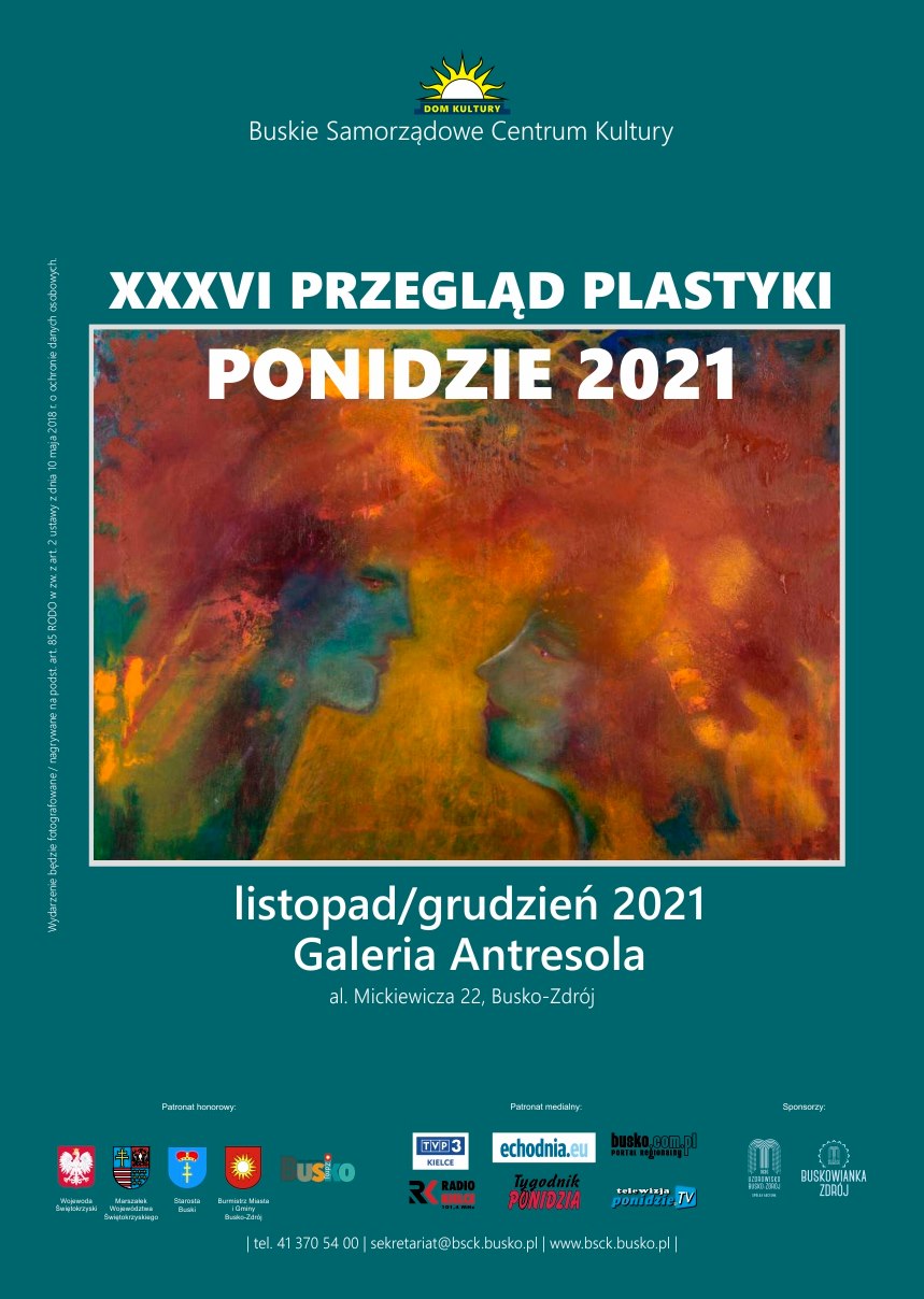 Zapraszamy na otwarcie wystawy XXXVI Przeglądu Plastyki Ponidzie 2021, która odbędzie się w czwartek, 18 listopada o godz. 17:00 w Galerii Antresola BSCK, al. Mickiewicza 22.❗ 