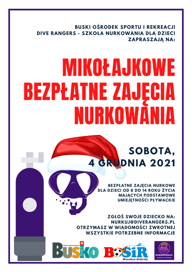 Bezpłatne zajęcia nurkowania