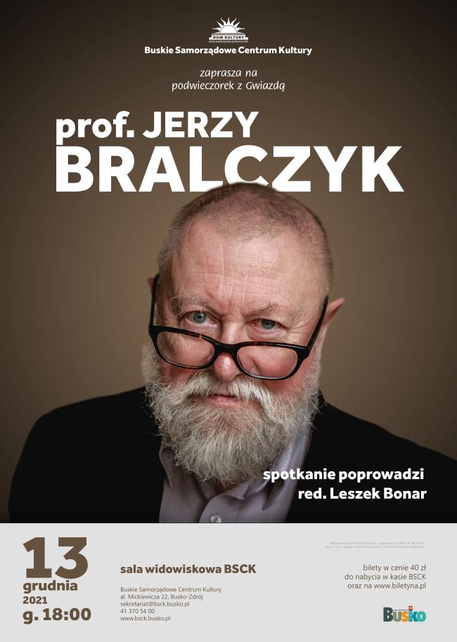 Podwieczorek z Gwiazdą - spotkanie w BSCK z prof. Jerzym Bralczykiem