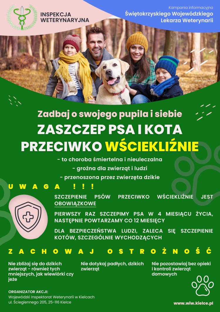 Zaszczep swojego pupila przeciwko wściekliźnie
