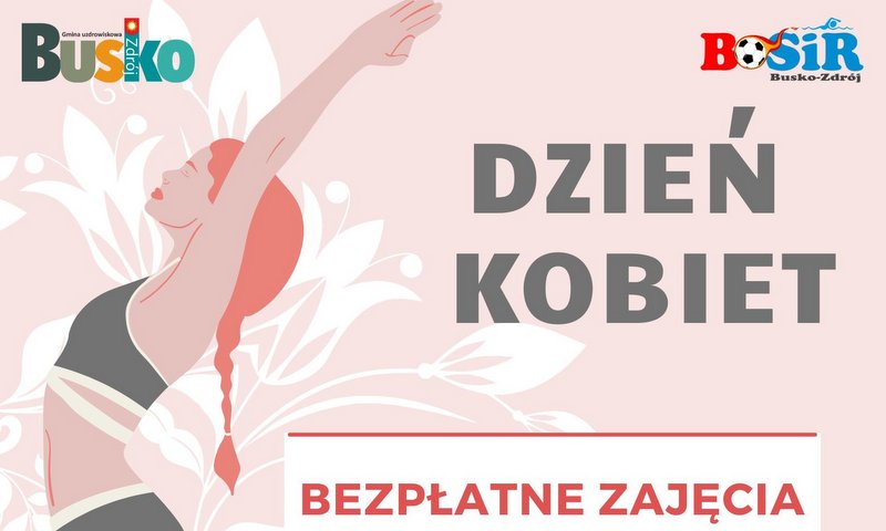 Grafika promująca bezpłatne zajęcia w BOSiR