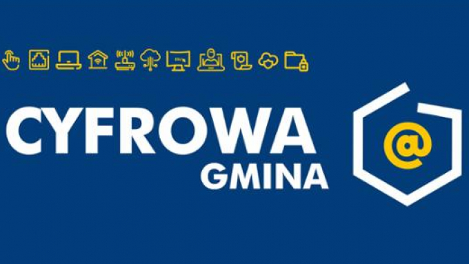 Grafika promująca program Cyfrowa Gmina