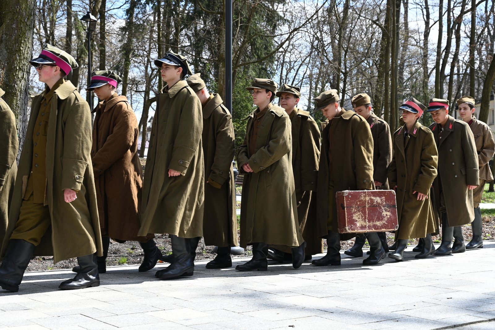 Uczestnicy Marszu Katyńskiego