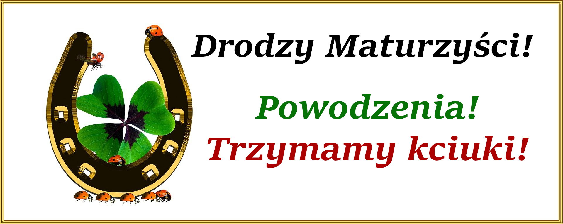 Grafika z życzeniami dla maturzystów